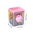 thumbnail image 3 of Fwttom Plastic Pencil Sharpener, Double Hole Pencil Sharpener Small Portable Pencil Sharpener Pencil Sharpener Student Stationery Learning Tool, 3 of 6