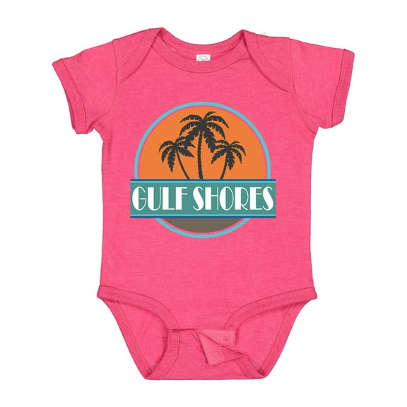 Inktastic Gulf Shores Alabama Vacation Boys or Girls Baby Bodysuit