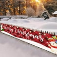 thumbnail image 4 of Moocorvic Christmas Banner Outdoor - 98.42x19.68 Inches, Christmas Front Porch Trim, Christmas Yard Banner, Christmas Yard Trim, 4 of 6