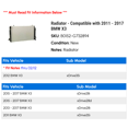 thumbnail image 2 of Radiator - Compatible with 2011 - 2017 BMW X3 2012 2013 2014 2015 2016, 2 of 2