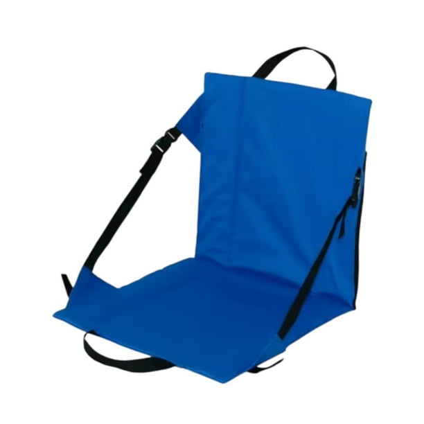 Silla de playa plegable Zulema con respaldo Almohadilla de Tela Oxford Azul 40 cm x 41 cm