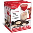 Handy Gourmet Jb6740 Cordless Electric Pancake Machine, Red