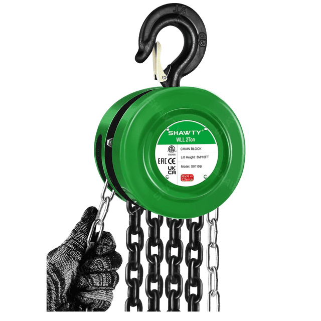 Polipastos Manuales Con Cadena 3m Capacidad De 2 Ton Shawty