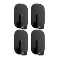 thumbnail image 3 of Tong Hooks 4 Pack ABS Heavy Duty Refrigerator Hooks Black Strong Hangers For Fridge Door Locker Kitchen And, 3 of 5