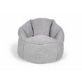 thumbnail image 1 of Lounge & Co Sherpa Grey Bean Filled Chair, 1 of 6