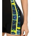 thumbnail image 6 of Women Boyleg Unitard Athletic Swimwear Racerback Print One Piece Swimsuit, 6 of 6