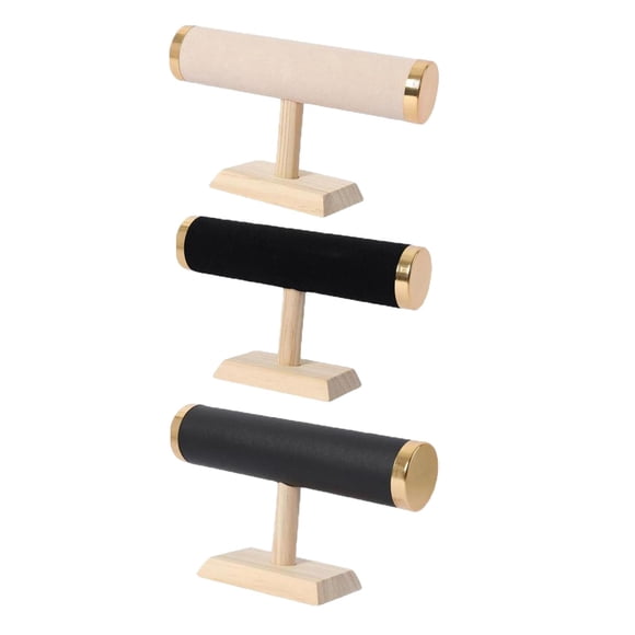 Expositor de Joyería para Ordenar tus Accesorios en Negro + Organizador Práctico para Colgantes y Pulseras Estilo B