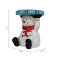 thumbnail image 3 of Hi-Line Gift Ltd., diseño de muñeco de nieve iluminado para decoración de mesa, funciona con pilas, 3 of 9