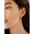 thumbnail image 3 of Pendientes de Mariposa Silvora de Plata Esterlina con Circonita Brillante, 3 of 8