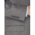 thumbnail image 5 of Mens Side Vent 2 Piece Windowpane Gray Classic Fit Suit, 5 of 6