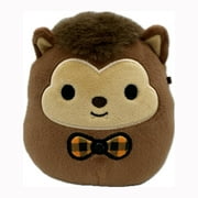 Squishmallows Official 5 inch Wade the Brown Werewolf with Plaid Bowtie - Child's Ultra Soft Plush Toy