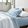 thumbnail image 7 of Bare Home Summer Sky Sandwashed Microfiber Sheet Set, Wrinkle Resistant, Deep Pocket, Twin XL, 7 of 7