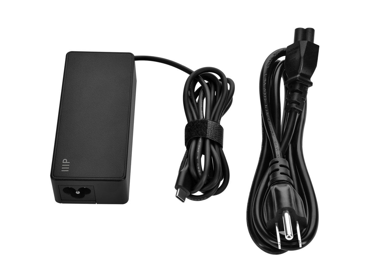 Monoprice 65W Universal USB-C Laptop Charger, Fast Charging, For MacBook, Apple iPhone and iPad, Dell, HP, ASUS, Lenovo, Chromebook, Samsung, Pixel, Nintendo Switch and More