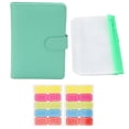 thumbnail image 2 of A6 Binder Book, Soft Waterproof Binder Planner  For Travel Green, 2 of 8