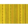 thumbnail image 1 of Ahgly Company Indoor Rectangle Solid Yellow Modern Area Rugs, 7' x 9', 1 of 4