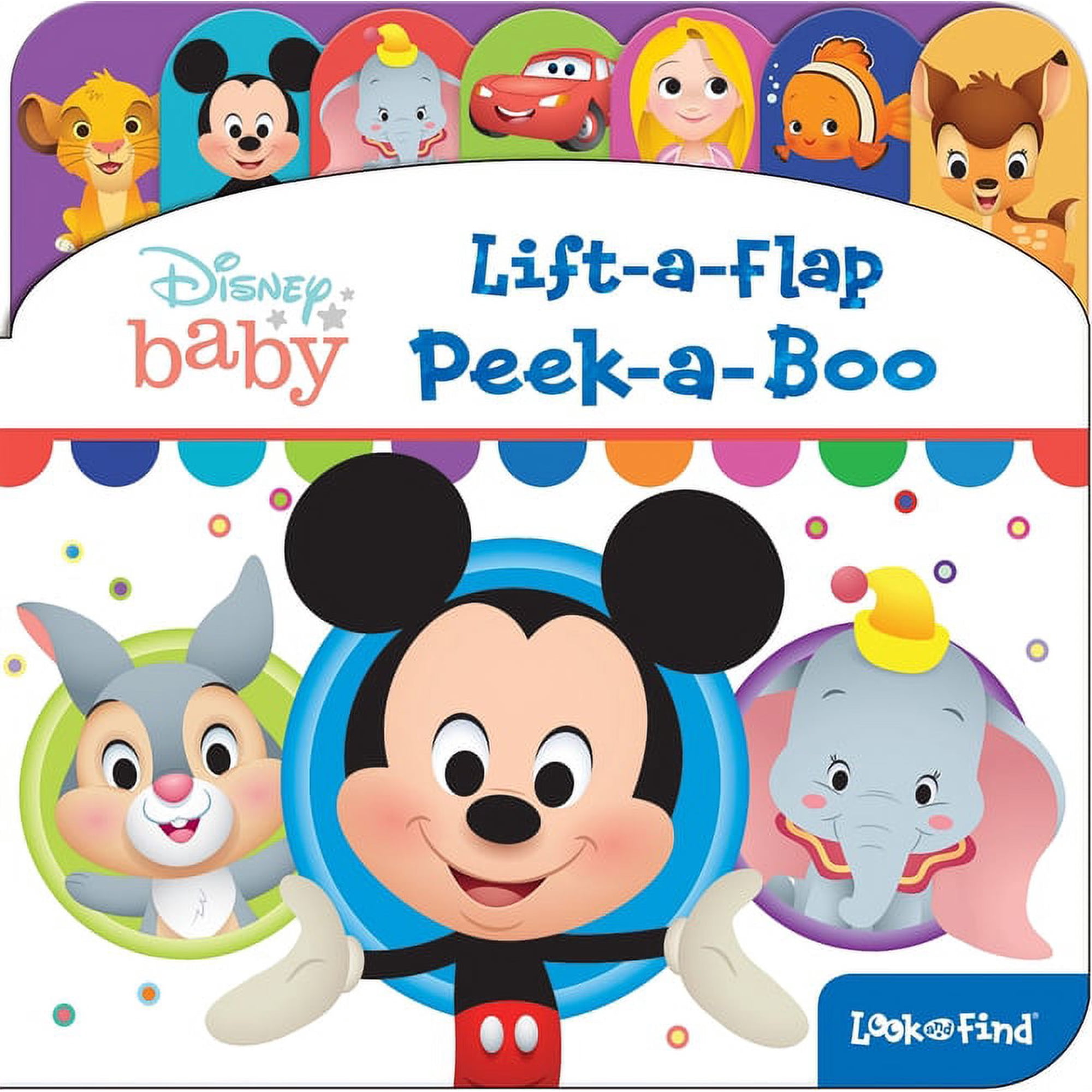 Disney Baby: Peek-A-Boo Lift-A-Flap Look and Find, (Board Book)