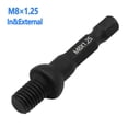 thumbnail image 3 of M6-M10 Hanger Bolt & Threaded Insert Driver Tool Self-Tapping Socket Adapter Set M8, 3 of 9