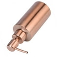 thumbnail image 4 of Stainless Steel Soap Dispenser Kitchen Bathroom Countertop Hand Pump Liquid Copper Soap Dispenser Lotion Bottle Rose Gold[250ml], 4 of 9