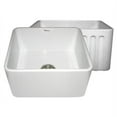 thumbnail image 3 of Farmhaus Fireclay Reversible Sink with Smooth Front Apron on One Side and Fluted Front Apron on the Opposite Side - White, 3 of 3