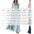 thumbnail image 3 of Sentmoon Long Sleeve Dress Draped Dress Flowy Slim Vintage Style Dress for Work and Office, 3 of 8