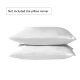 thumbnail image 1 of Billuyoard Funda de almohada Hi.FANCY, funda de almohada transpirable, funda de cojín para la cabeza de tela, funda de almohada de Color sólido Juegos de cama Blanco, 1 of 6