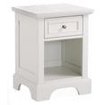 thumbnail image 2 of Bowery Hill 1 Drawer Wood Nightstand in Off White, 2 of 5