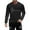 Black, variant on PMUYBHF Black Shirts for Men Men's Spring and Autumn Fashion Leisure Fashion T Shirt Long Sleeve Thick Flannel Shirts for Men Solid White Compression Shirt Men