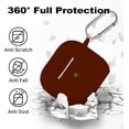 thumbnail image 2 of for AirPods Pro 2 Case with Cleaner Kit, Compatible with Airpods Pro 2nd/1st Generation Case (USB-C Cable) with Keychain for Women and Men,Wine Red, 2 of 8