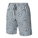 thumbnail image 4 of Balery Nautical1 Traje de Baño Estilo Hawaiano para Hombre, Shorts de Secado Rápido con Bolsillos-Small, 4 of 6
