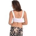 thumbnail image 2 of Bandeau Tie Tank Top, L, White, 2 of 3