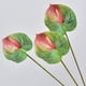 thumbnail image 2 of 6 piezas de flores artificiales de anturio, centros de mesa con flores falsas, decoración de arreglos florales, 2 of 8
