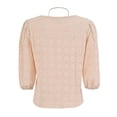 thumbnail image 2 of Blusa George para Mujer,  Manga Abullonada en Copa, Collar Como Accesorio Beige Talla EG, 2 of 4
