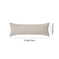 thumbnail image 3 of Lilixerw Long Lumbar Pillow 11.81x27.56 inch, Herringbone Bolster Pillow with Insert, Backrest Bed Pillow for Sofa, Bedroom, Living Room Decoration, 3 of 7