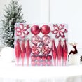 thumbnail image 2 of Bola de Navidad con forma de copo de nieve galvanizado, caja de bolas, decoración para árbol de Navidad, colgante, decoración navideña, bola de plástico, 2 of 5