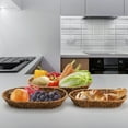 thumbnail image 5 of IEMIEBSHA Set of 3 Wicker Baskets, Bread Baskets Sets, Tabletop Food Serving Baskets Trays, Handwoven Storage Basket Bin, Fruit Vegetables Sundries Storage Basket for Home, Restaurant, Bakery, 5 of 7