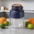 thumbnail image 6 of Portable Blender Juicer Cup with Ice Crushing Function, 1300ml Rechargeable Blender with 2 Lids for Shakes, Smoothies & Travel, 6 of 7
