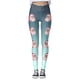 thumbnail image 4 of WILLBEST Leggings de Yoga de Cintura Alta para Mujer, Suaves, Elásticos, con Estampado Navideño, con Bloques de Color, Cómodos para Fitness Y Correr (2786) Grande, 4 of 4