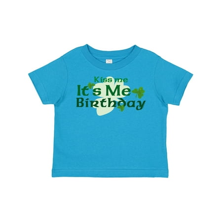 

Inktastic Kiss Me Irish Birthday Gift Toddler Boy or Toddler Girl T-Shirt