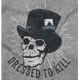 thumbnail image 2 of Dressed to Kill Skull Top Hat Tattoo Plus Size Graphic Tank Top Brisco Brands 2X, 2 of 5