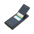 thumbnail image 6 of Wallet Back Case for Samsung Galaxy S22 Ultra with Wrist Strap, Stylish Magnetic Card Holder Finger Ring Kickstand PU Leather Lanyard Shockproof Slim Phone Case for Samsung Galaxy S22 Ultra, Blue, 6 of 7