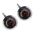 thumbnail image 1 of GUYUTING Metal Grill Temperature Gauge Large Readable Dial Dual Centigrade Fahrenheit Scale For Outdoor Camping Barbecue Equipment, 1 of 7