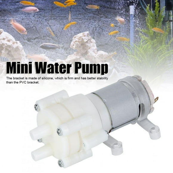 Bomba de diafragma NikouMX Mini bomba de agua de acuario 365 CC