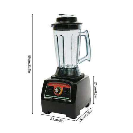 3.3HP 2800W Heavy Duty Blender Commercial Grade Mixer Smoothie Maker Juicer 3.9L