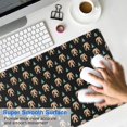 thumbnail image 4 of Long Mouse Pads for Desk,Black Bigfoot and Tree Pattern Desk Mats on Top Of Desks, Desk Mouse Pad Extra Large with 3mm Non-Slip Base and Stitched Edge for Gaming,Office,Work,Home 31.5"x15.7", 4 of 6