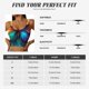 thumbnail image 5 of Fotbe Vibrant Rainbow Butterfly A Sujetador Deportivo Largo sin Aros para Mujer con Almohadillas y Soporte Medio, Transpirable y Absorbente, Camiseta Tipo Chaleco o Tank Top-Medium, 5 of 8