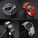 thumbnail image 5 of Para Casio small cube GMW-B5000 Color transparente Pulsera de resina modificada Caja de reloj de silicona + Correa Reloj para hombre Conjunto de correa de reloj, 5 of 5