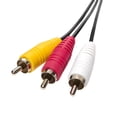thumbnail image 2 of Paquete de 5 Cables RCA 3 Macho a 3 Macho SatelliteSale de 6 Pies, 2 of 5