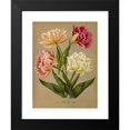 thumbnail image 2 of Arentine H. Arendsen 11x14 Black Modern Framed Museum Art Print Titled - Double Tulips 1.Murillo 2.Couronne Roses 3. the Candor (1872-1881), 2 of 5