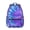 Purple and Blue, variant on Purple and Blue Tie Dye Pattern Backpack for School, Cute School Bag with Adjustable Shoulder Straps and Padded Back, 15.3"x11"x7.1"
