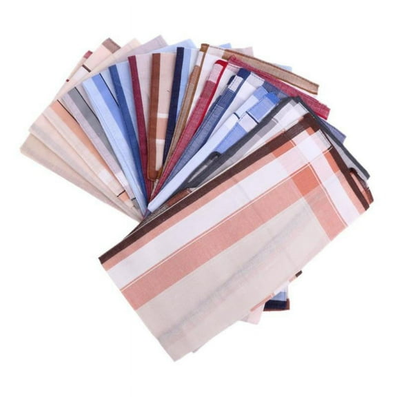 12pcs/set Men Hankerchief Hanky Wedding Party